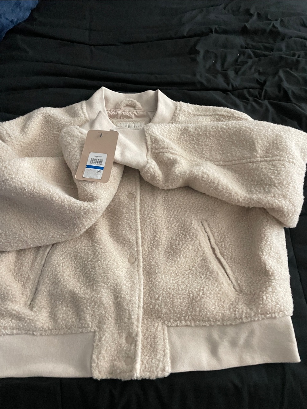 Levi's Cream Sherpa Jacket